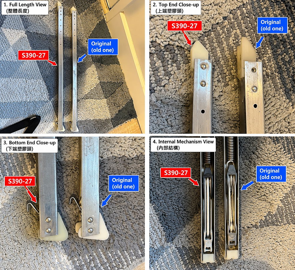 Window Balance Parts Comparison Guide